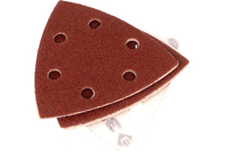 Треугольник шлифовальный универсальный 5 шт. (93х93х93 мм; Р60) "МАСТЕР" Зубр 35583-060