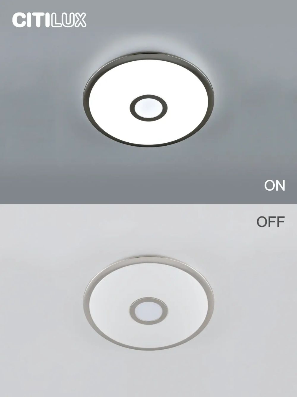 Citilux Старлайт Смарт CL703A31G Умная люстра Матовый Хром