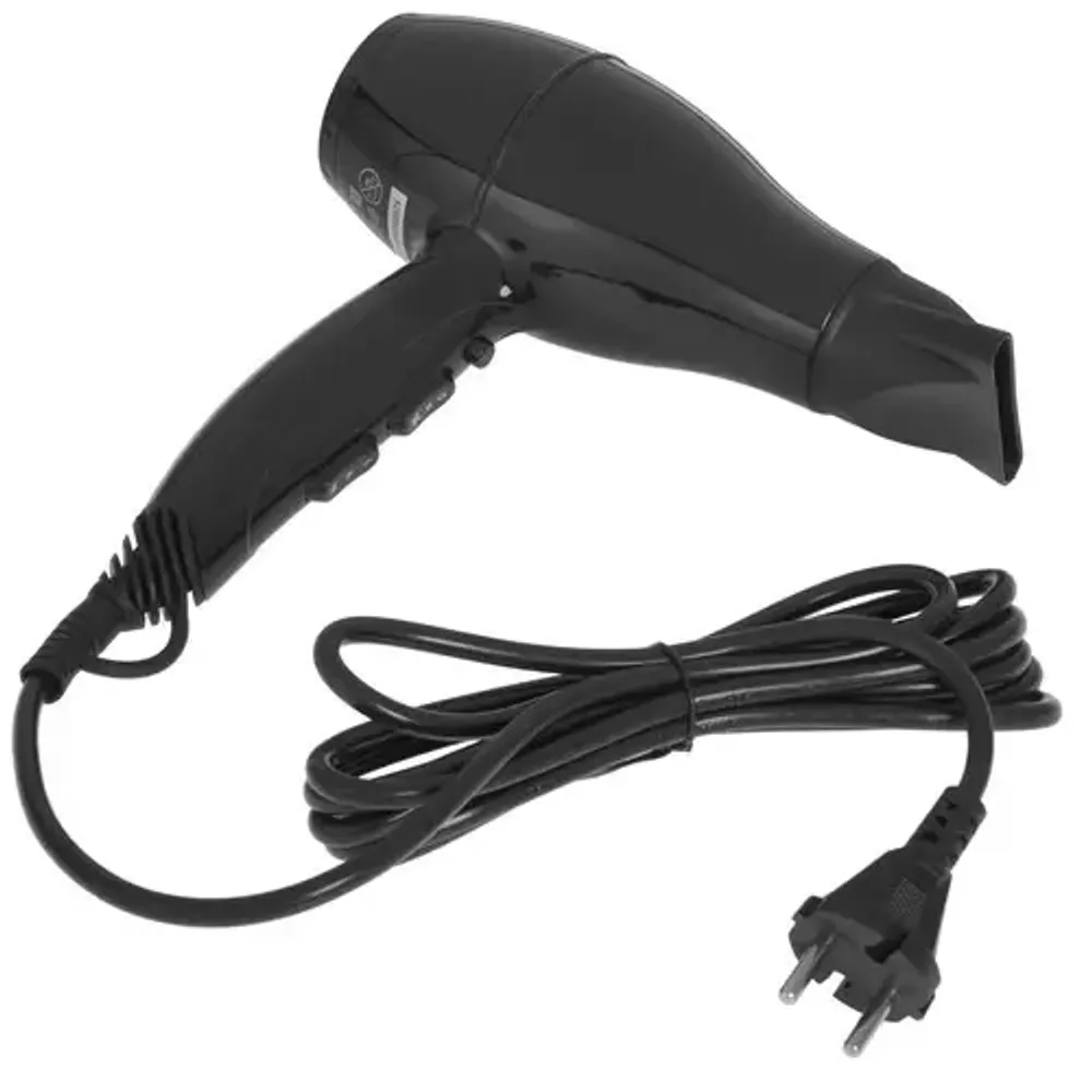 Фен Harizma Elfin, 1900 Вт, черный (h10221-06)