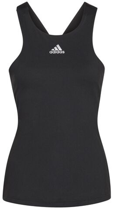 Топ теннисный Adidas Tennis Y-Tank Top - Black