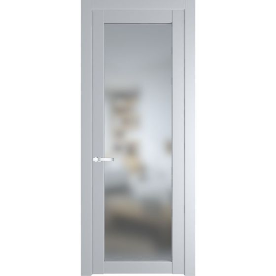 Межкомнатная дверь эмаль Profil Doors 1.1.2PD лайт грей остеклённая