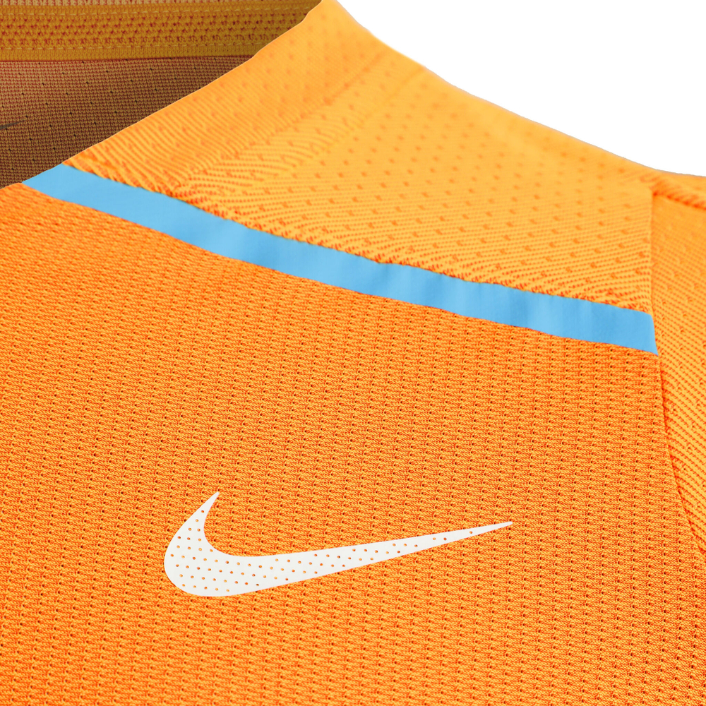 Мужское теннисное поло Nike Dri-Fit Advantage RAFA Court T-Shirt Men - Orange