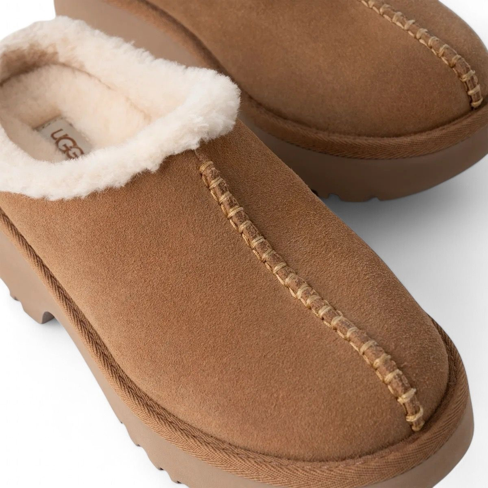 UGG New Heights Cozy Clog Chestnut
