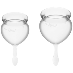Менструальные чаши Feel Good от Satisfyer (15 и 20 мл)