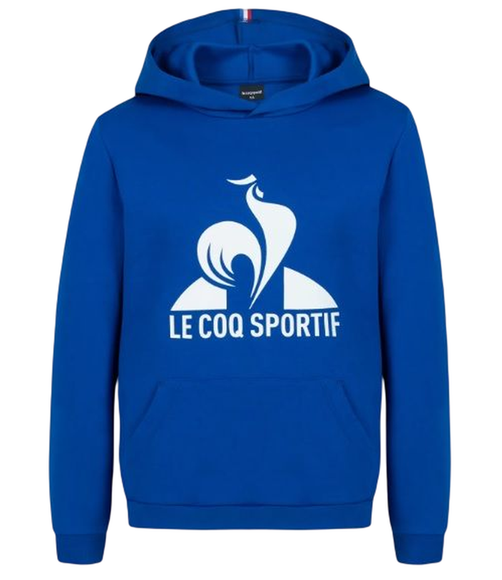 Детская теннисная толстовка Le Coq Sportif ESS Hoody N°2 FW22 - Blue