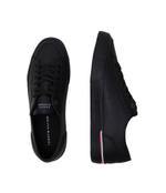 Кожаные кроссовки Tommy Hilfiger - черный(FM0FM04953)