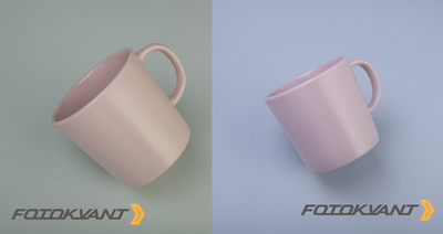 Фон бумажный Fotokvant BPH-5070 пастельно зелёный/пастельно голубой