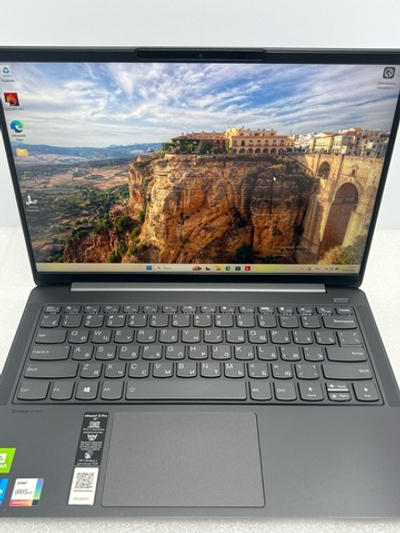 Ноутбук Lenovo IdeaPad 5 Pro 14ITL6 (82L3002BRK) 14"/Intel Core i5 1135G7/RAM 16GB/SSD 512GB/Nvidia GeForce MX450 2GB/2880 x 1800/IPS 90Hz/DOS/Подсветка кл-ры: LED/Серый. Состояние: Уценка/большой след. на матрице от клавиатуры