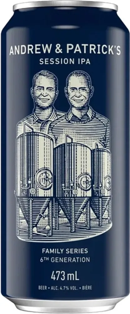 Пиво Мусхед Смолл Бач Эндрю и Патрикс Сэшн ИПА / Moosehead Small Batch Andrew &amp; Patrick's Session IPA 0.473 - банка