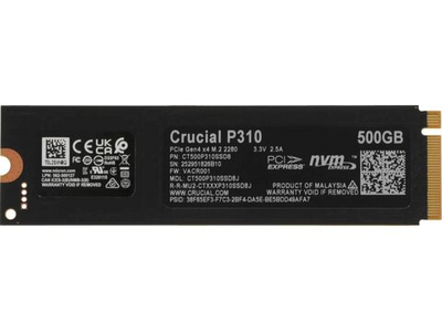 SSD накопитель Crucial P310 500ГБ, M.2 2280, PCIe 4.0 x4, NVMe [CT500P310SSD8]