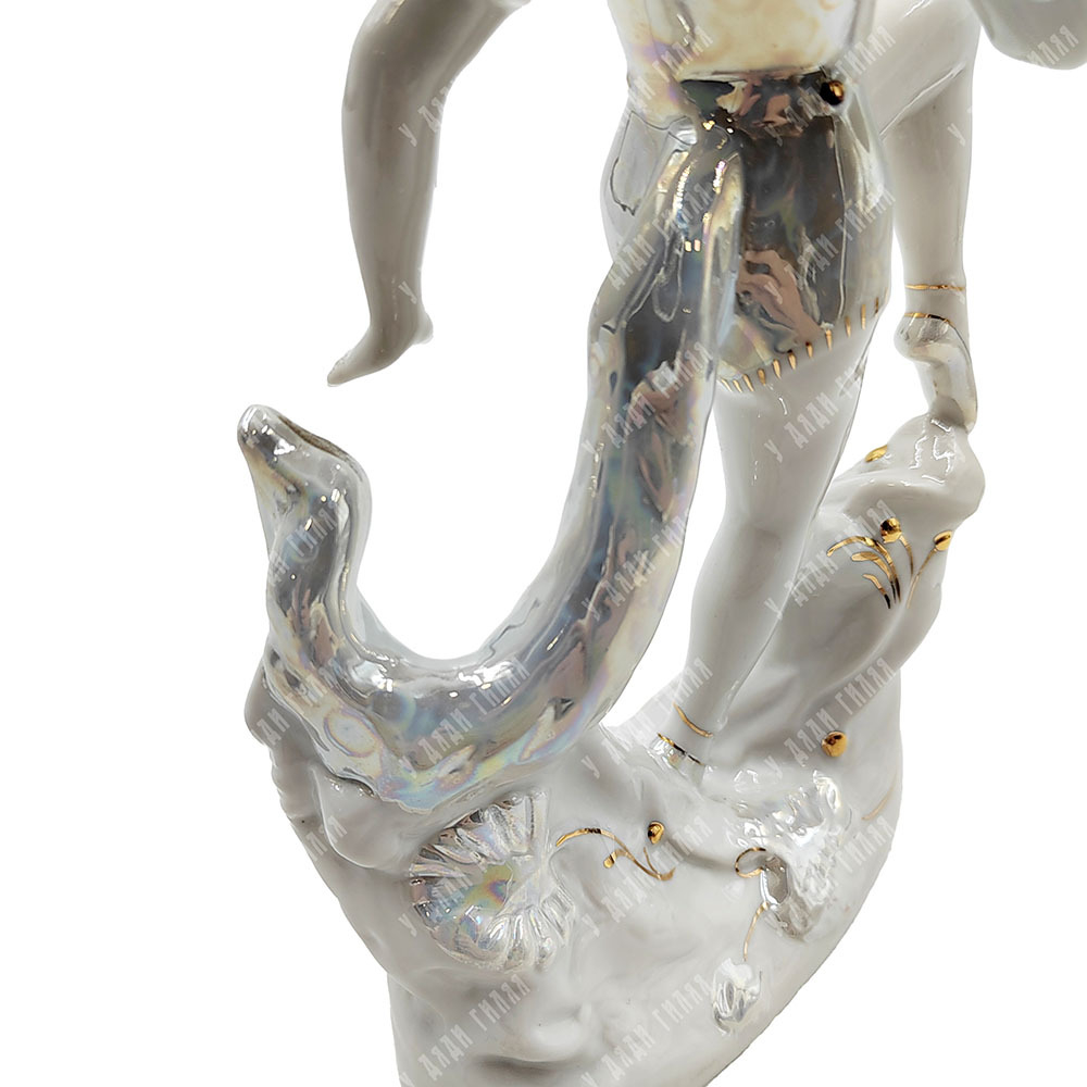 Статуэтка. Балерина-кошка. Фарфор. Дмитровский фарфоровый завод, с. Вербилки. 1950-е гг.