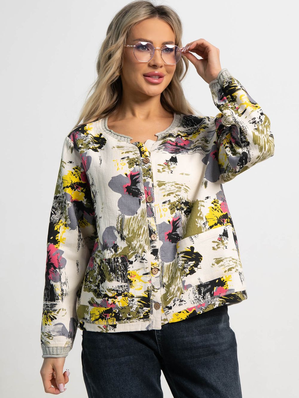 Блуза Летняя свежесть (бежевая) Б15562-18М LT Collection