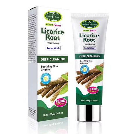 Противовоспалительная пенка для выравнивания тона с экстрактом корня солодки Aichun Beauty Licorice Root Whitening Facial Wash, 100г