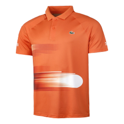 Мужское теннисное поло Lacoste Djokovic Polo Men - Orange, White