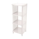 Этажерка универсальная Лайт 4-х секцион. (белый) (комплект 2 шт)