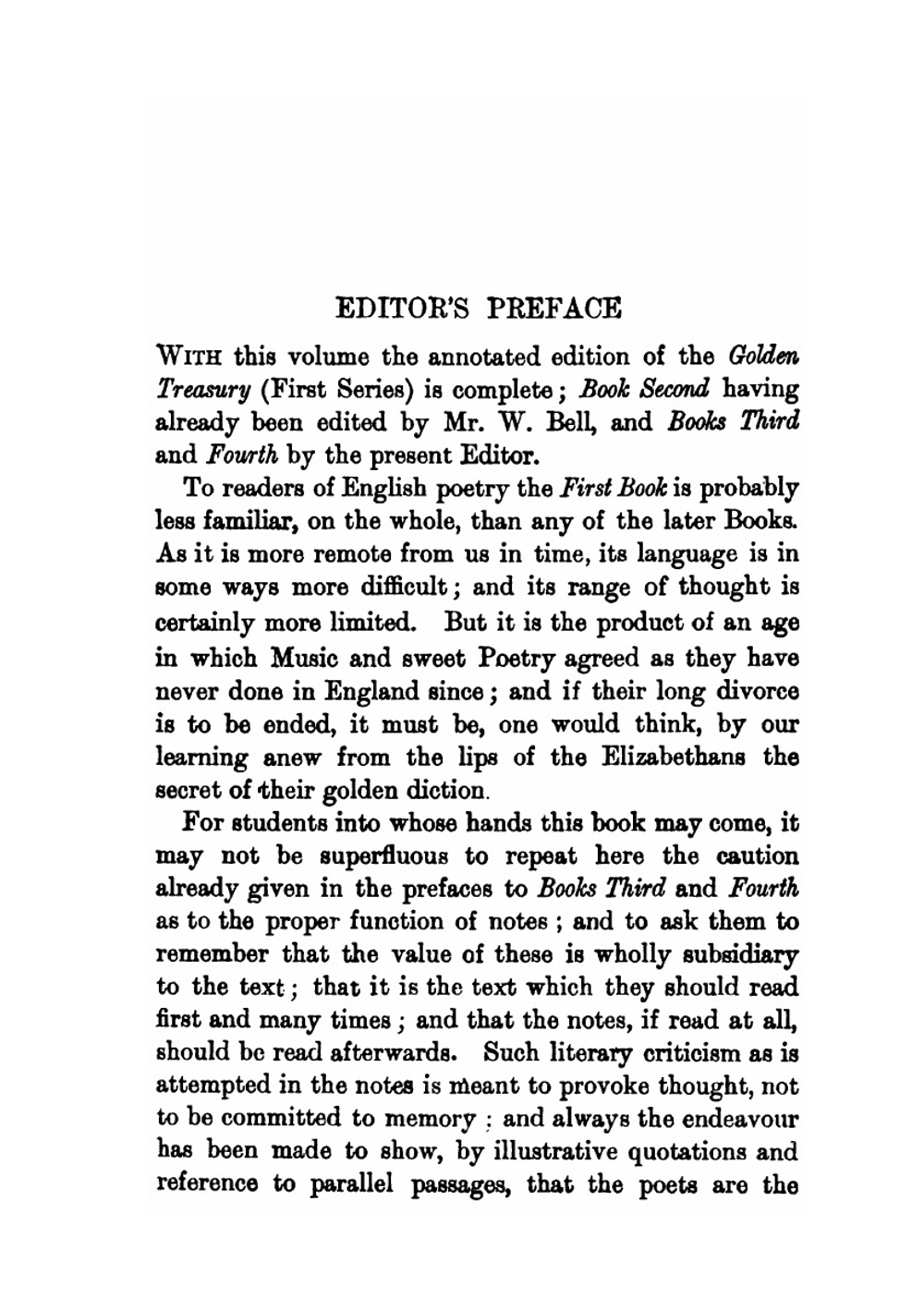 Golden Treasury of Songs and Lyrics | Francis Turner Palgrave