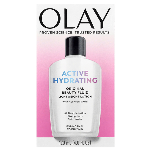 Olay, активный увлажняющий, оригинальный жидкий и легкий лосьон, для нормальной и сухой кожи, 120 мл (4 жидк. унции)
