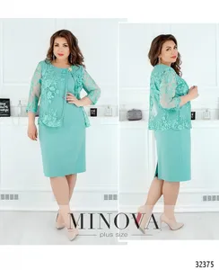 Платье 362-бирюзовый Minova