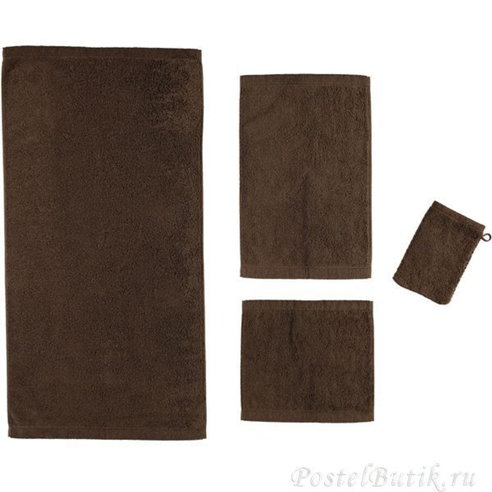 Полотенце 70х140 Cawo Life Style 7007 Uni коричневое