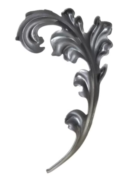 Кованый лист 230х140 правый