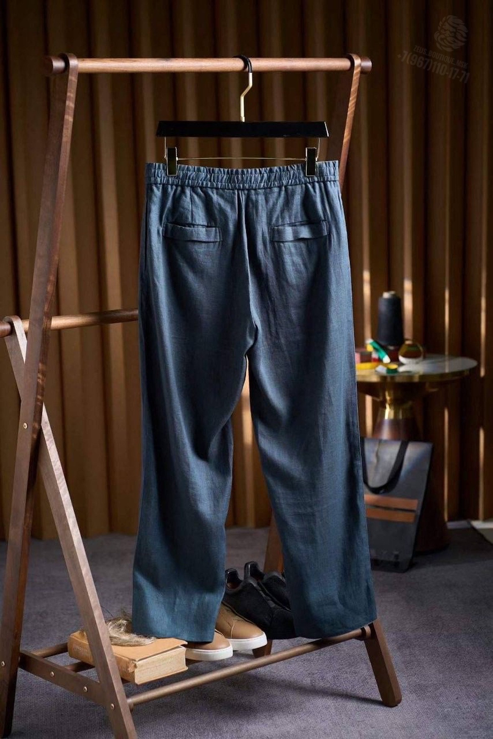 Льняные брюки Zegna
