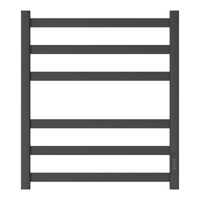 Полотенцесушитель электрический Point Меркурий PN83856B П6 500x600, диммер справа, черный