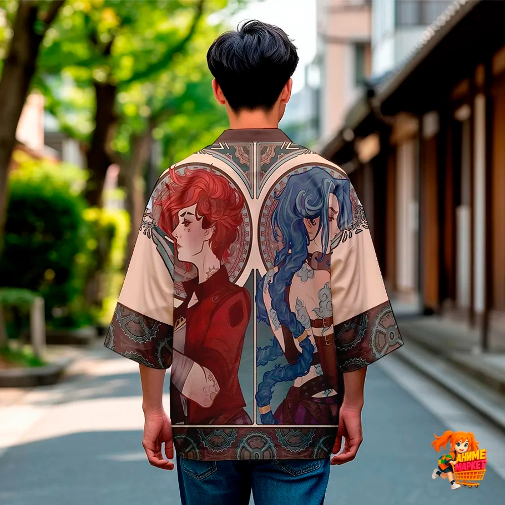 Рубашка хаори японская Arcane