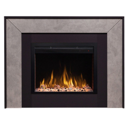 Электрокамин RealFlame Jersey 25,5 GR графит с очагом Saphir 25,5