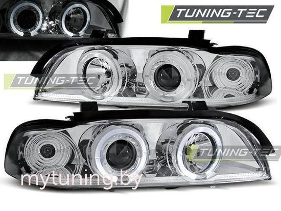 Фары передние ANGEL EYES CHROME для BMW E39 09.95-05.03