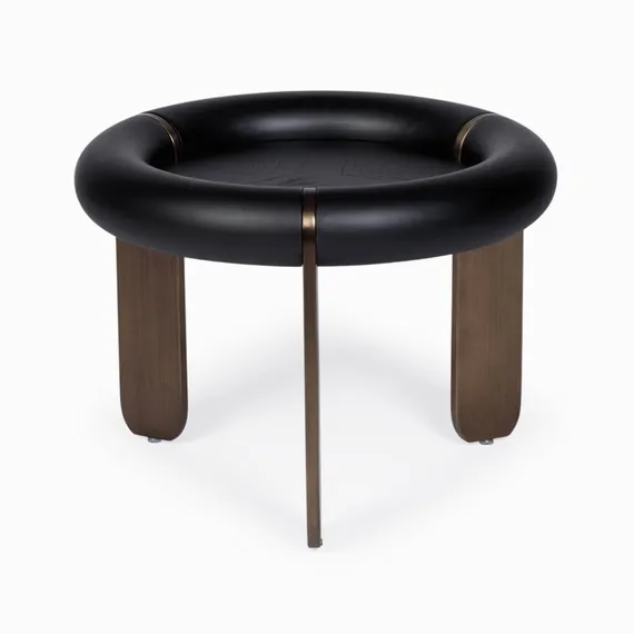 Кофейный стол Luca Ø60х46 см, черный