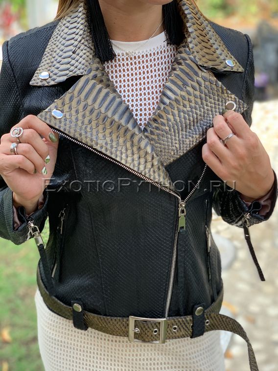 Куртка из кожи питона JT-86