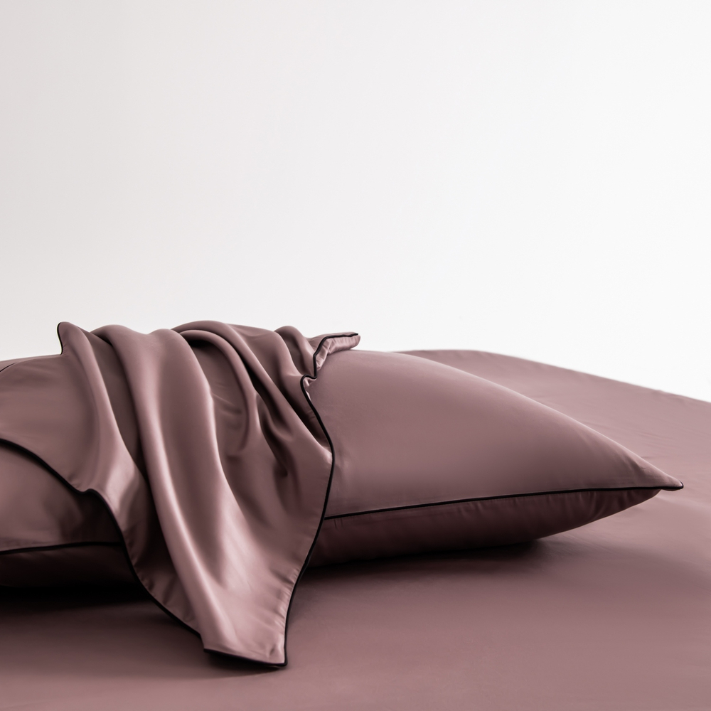 Комплект постельного белья Однотонный Сатин Элитный OCE007
