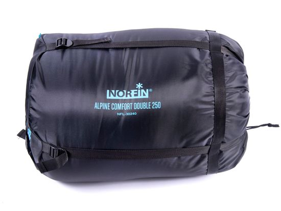 Спальный мешок NORFIN Alpine Comfort Double 250 (одеяло, +5°C)