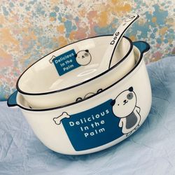 Lenardi 315-063 Набор салатник 950мл, салатник/крышка 450мл и ложка в под.уп.(х18)Фарфор