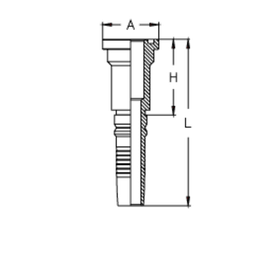 Фитинг DN 25 SFL 1 44.5 Interlock