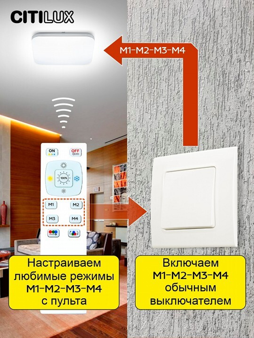 Накладной светильник Citilux Симпла CL714K330G