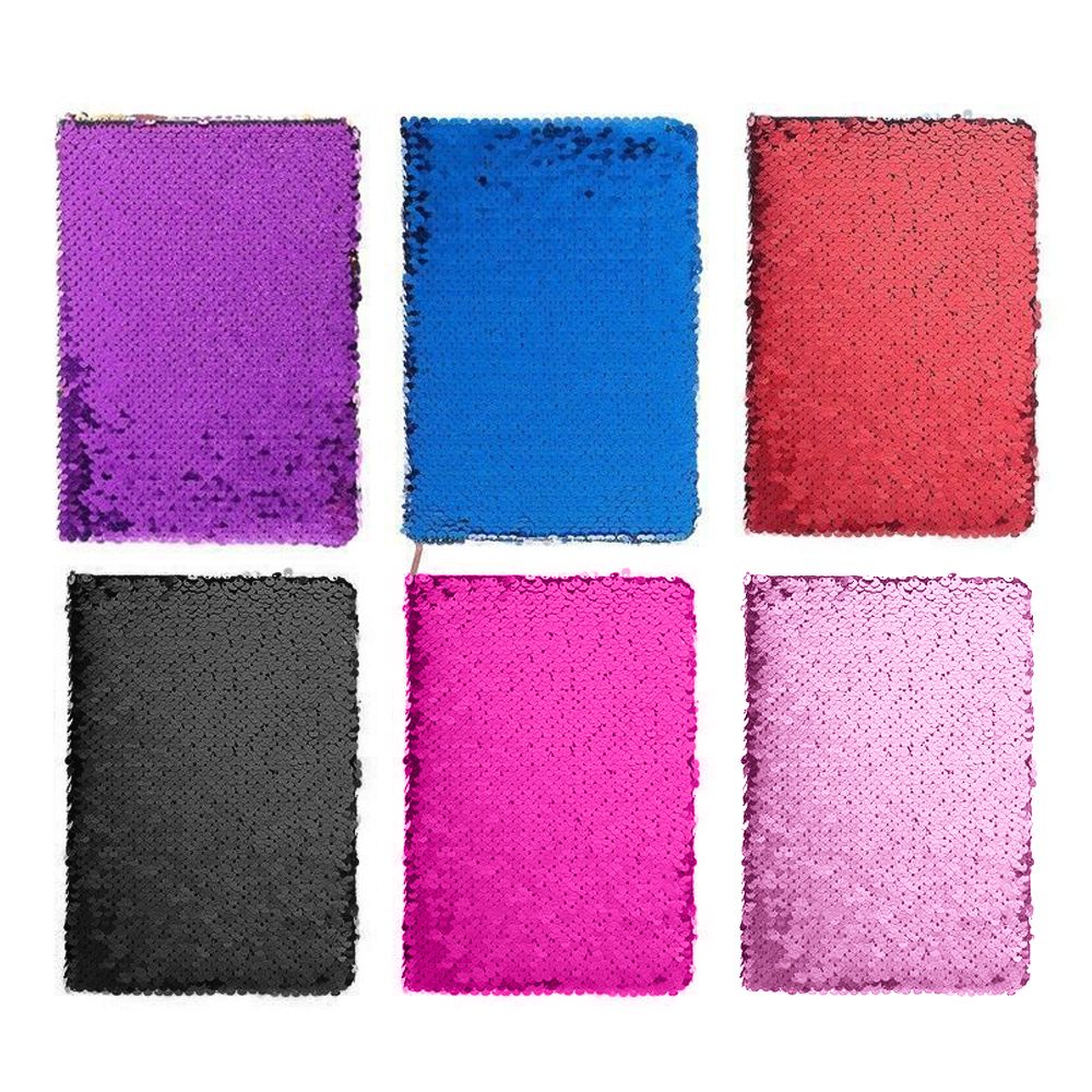 Ежедневник Basir, формат А6, переплет из пайеток, 17*12 см, 100 листов, ассорти Ежедневник Basir, формат А6, переплет из пайеток, 17*12 см, 100 листов, ассорти