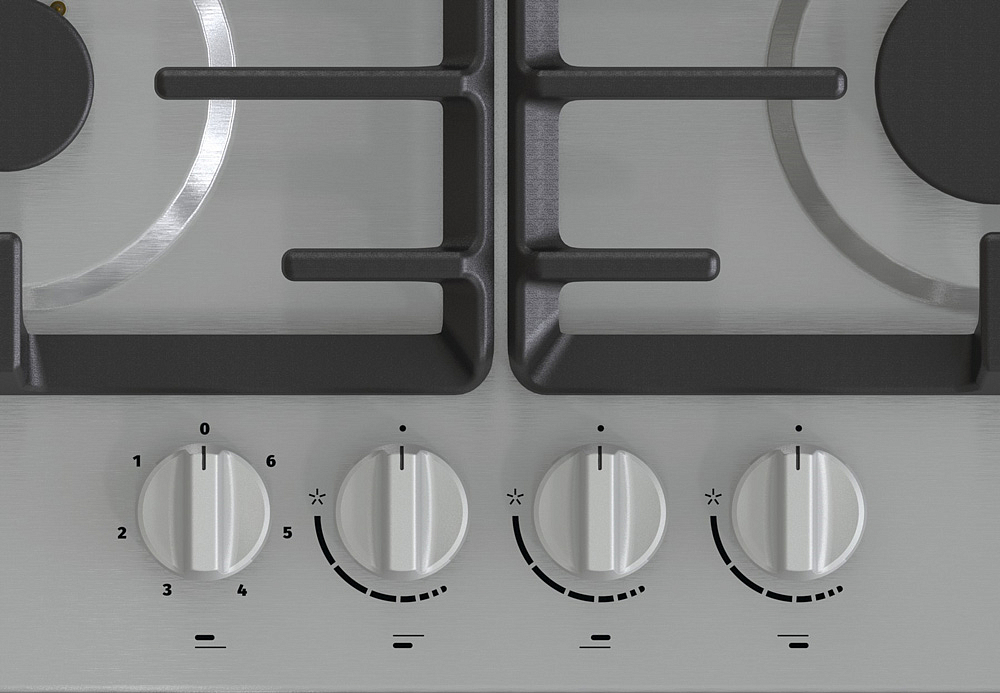 Независимая комбинированная варочная панель Gorenje GE681X
