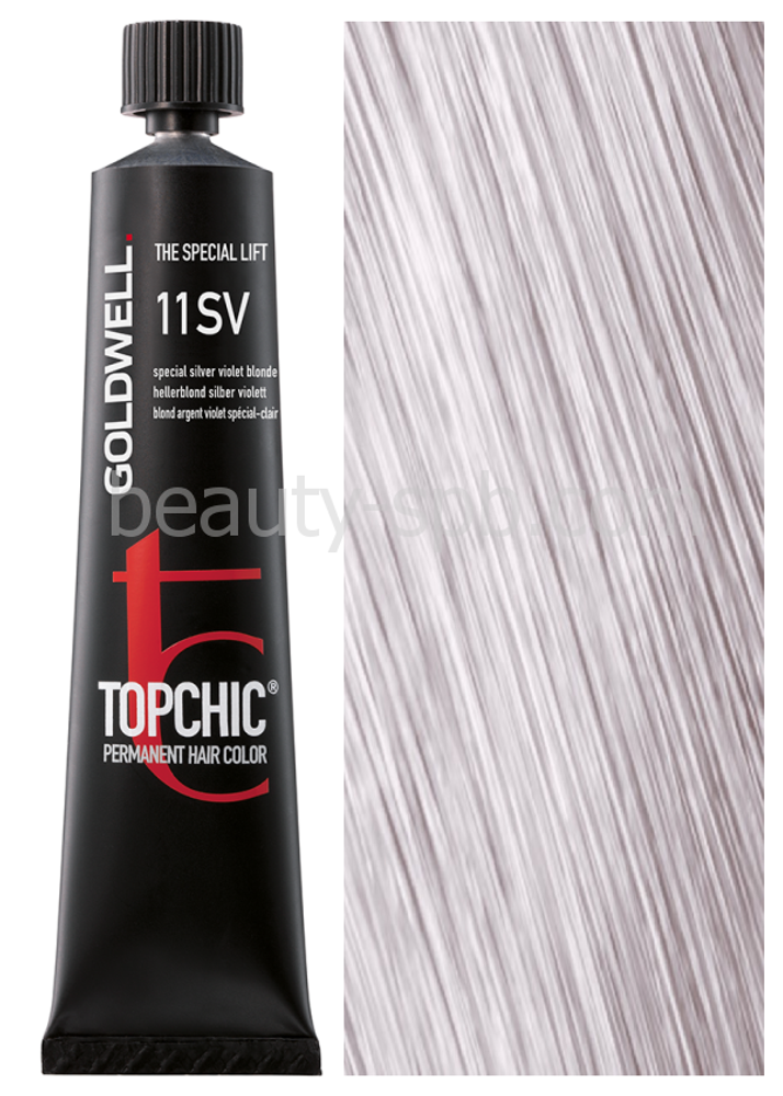 Goldwell Topchic 11SV серебристо-фиолетовый блондин 60 мл