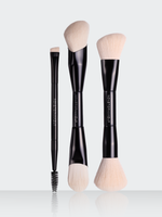 Набор многофункциональных кистей для идеального тона лица NONSTOPMAKEUP, высококачественная синтетика, 3 шт