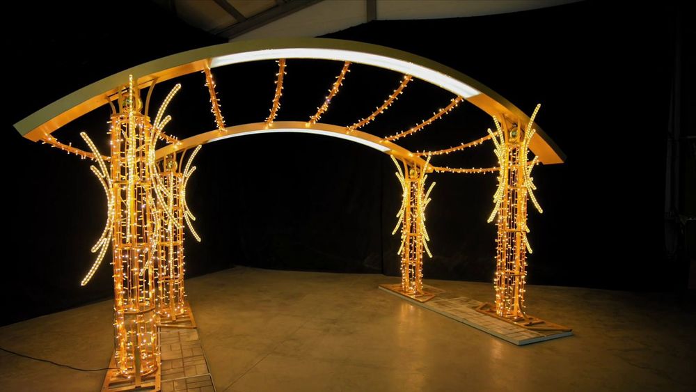 световая пергола