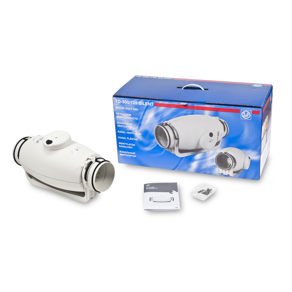 Канальный вентилятор Soler Palau TD350/125 SILENT (230-240V 50/60HZ) RE