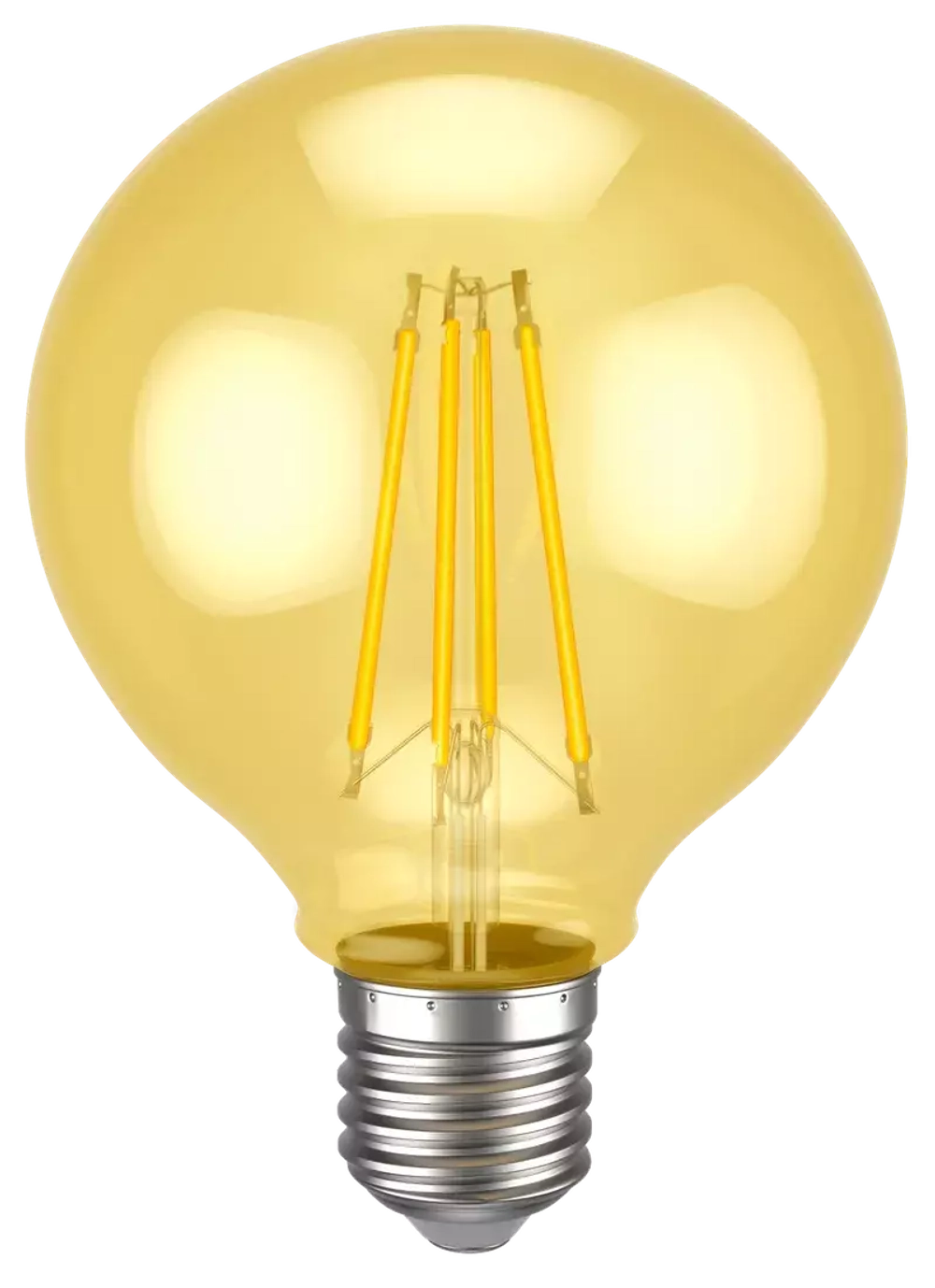 Лампа светодиодная G95 шар золото 8Вт 230В 2700К Е27 серия 360° IEK  LLF-G95-8-230-30-E27-CLG