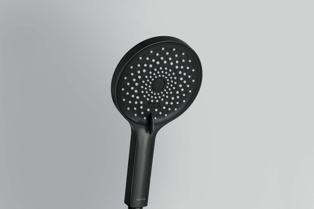 AQ2201MB ЛУГАНО ручной душ, матовый черный