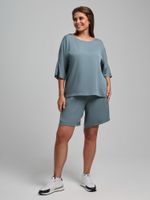 Блузка Летний драйв-2 Виотекс СЕРЫЙ