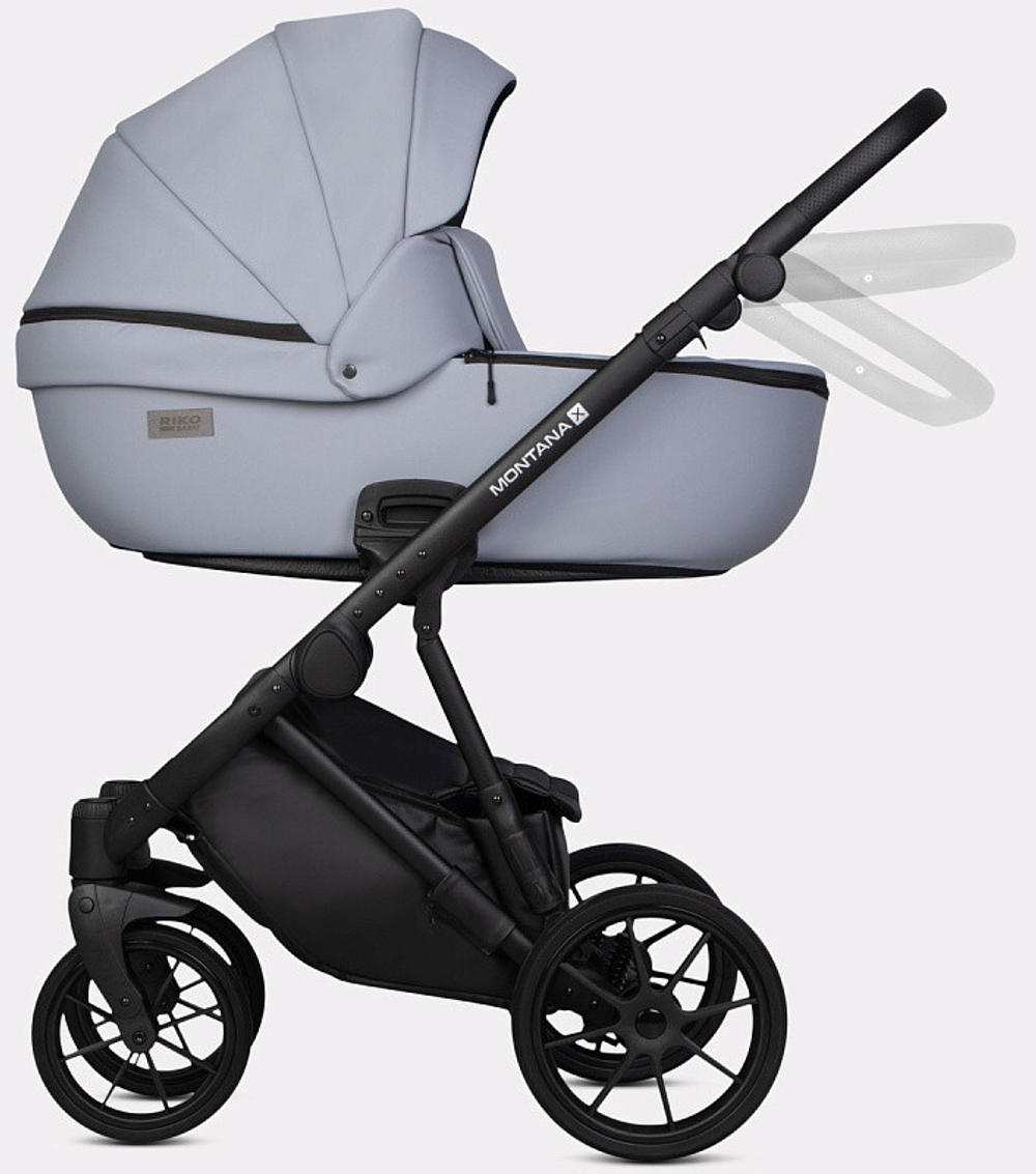 Детская коляска Riko Basic Montana X Ecco 3 в 1 серый