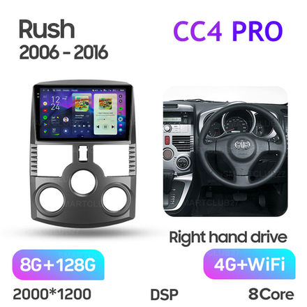 Teyes CC4 Pro 9" для Toyota Rush 2006-2016 (прав)