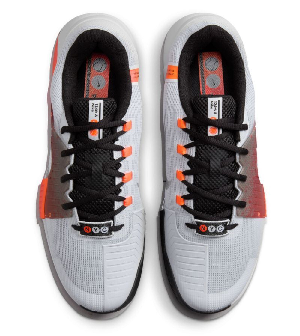 Мужские кроссовки теннисные Nike Zoom GP Challenge 1 Premium - серый