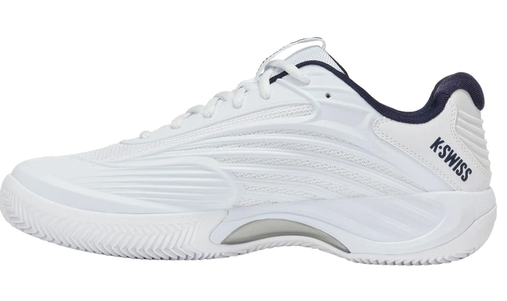 Мужские кроссовки теннисные K-Swiss Hypercourt Express 3 Clay - white/peacoat/silver