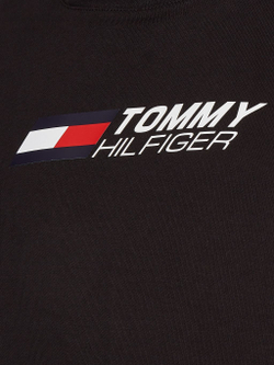 Мужская теннисная кофта Tommy Hilfiger Essential Hoody - black